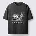 Kyoto Lion skeleton snail tee for daily wear