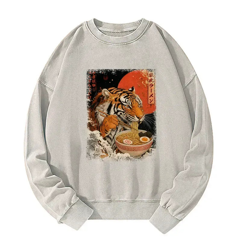 Comfortable Ukiyoe Sweatshirt for Daily Wear