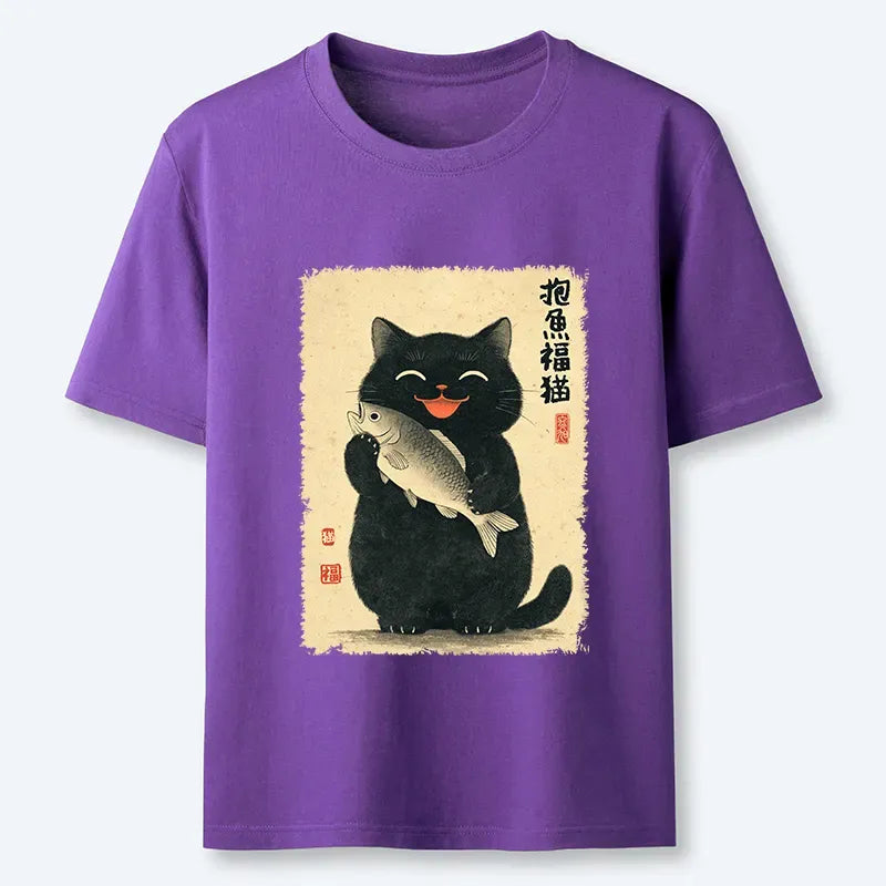 Kyoto-Lion A Lucky Cat¡¯s Catch Classic T-Shirt