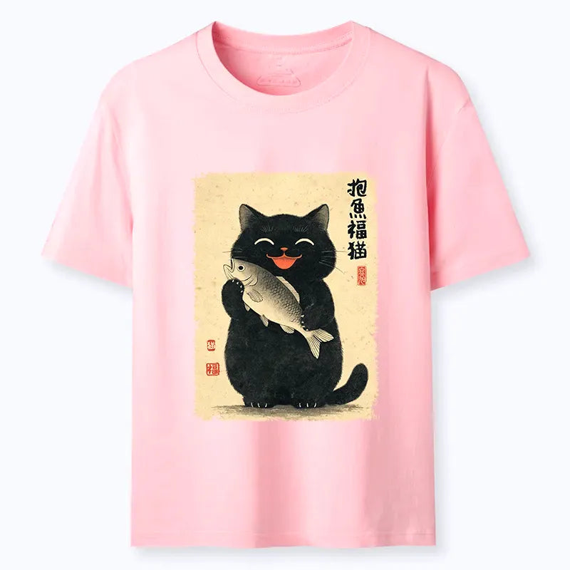 Best Seller Lucky Cat T-Shirt for Him