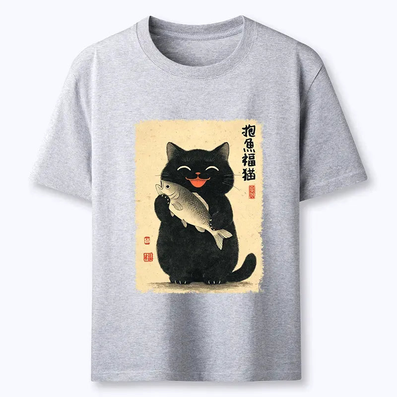 Best Seller Lucky Cat T-Shirt for Him