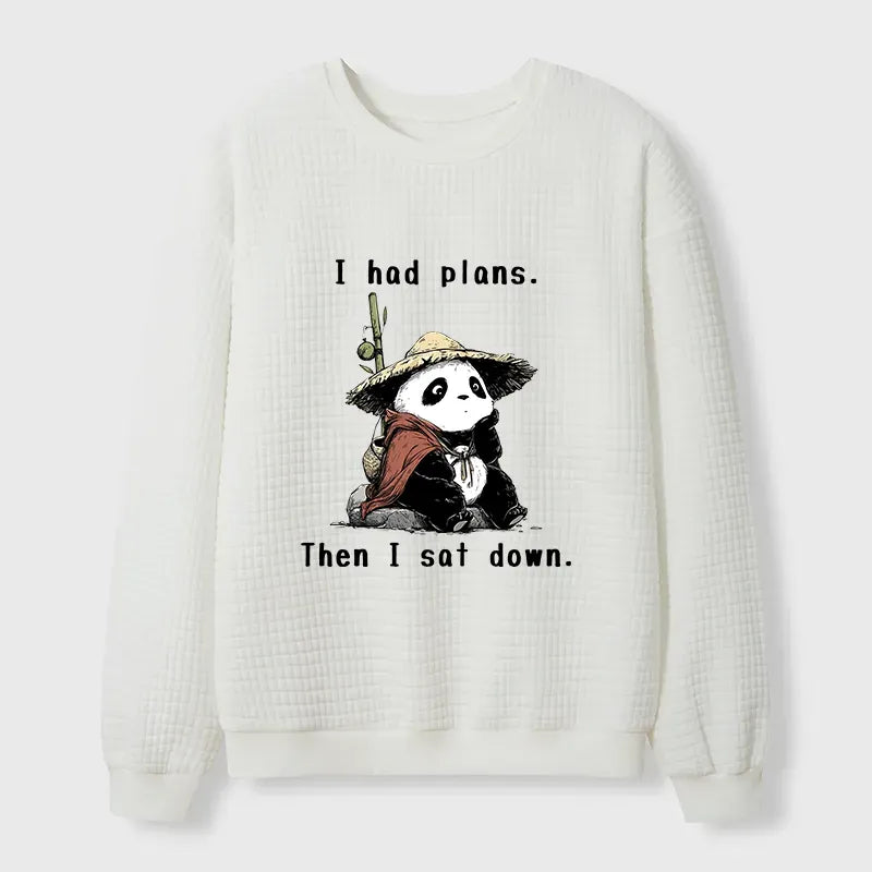 Unisex Panda Sweatshirt for Casual Weekend