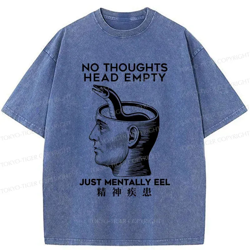 Kyoto-Lion Mentally Eel Washed T-Shirt