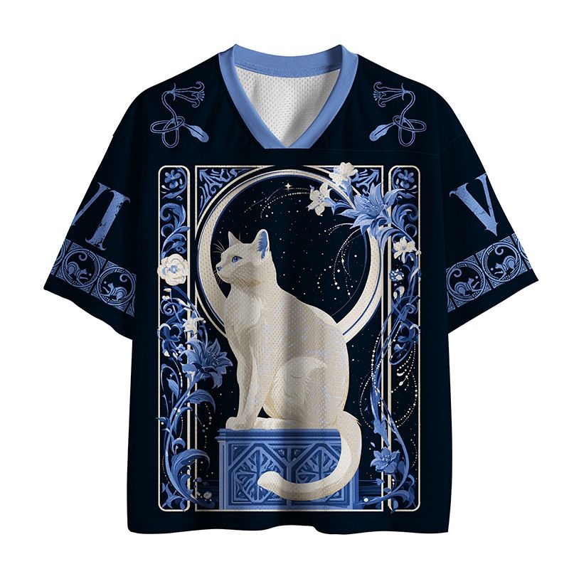 Kyoto-Lion Lunar Cat Mesh Jersey