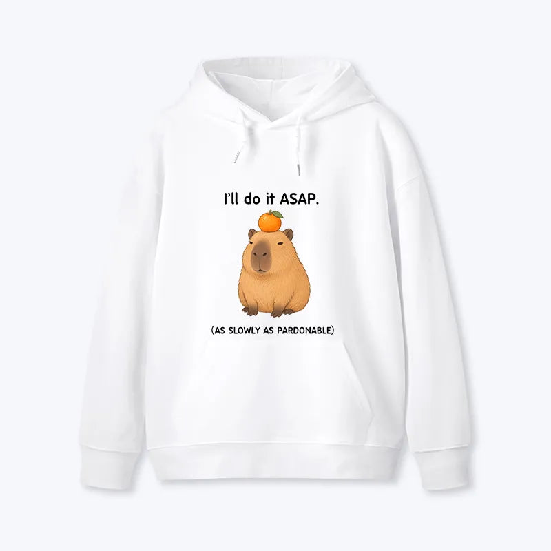Kyoto-Lion Slow Task Capybara Meme Classic Hoodie