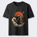 Handsome Cat Samurai Shirt Gift for Him