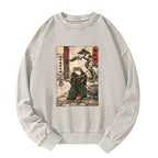 Kyoto-Lion Samurai Frog Training Washed Sweatshirt