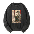 Kyoto-Lion Samurai Frog Training Washed Sweatshirt