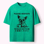 Japanese Vintage Washed T-Shirt for Daily Wear