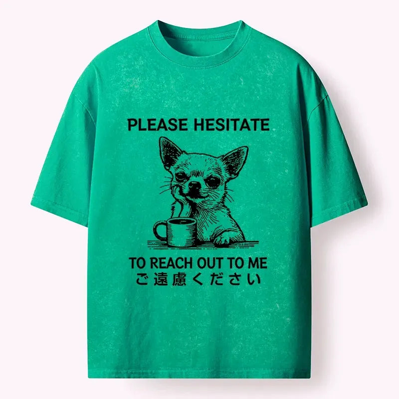 Japanese Vintage Washed T-Shirt for Daily Wear