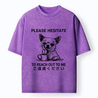 Japanese Vintage Washed T-Shirt for Daily Wear