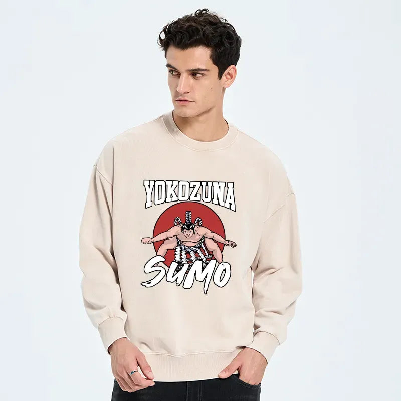 Kyoto-Lion Yokozuna Sumo Washed Sweatshirt