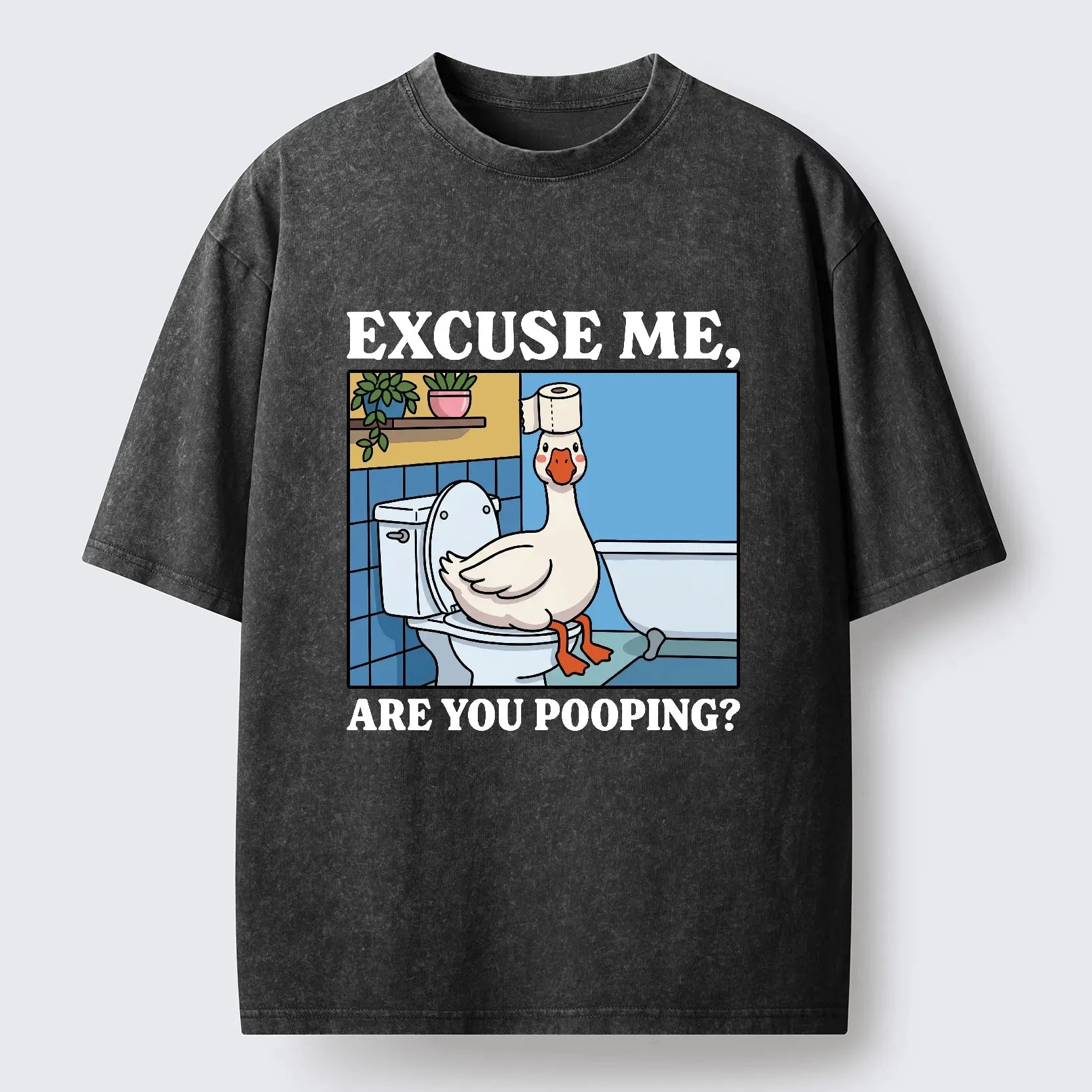 Funny Japanese Washed T-Shirt for Gift