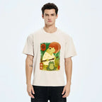 Funny Frog Samurai T-Shirt for Daily Wear