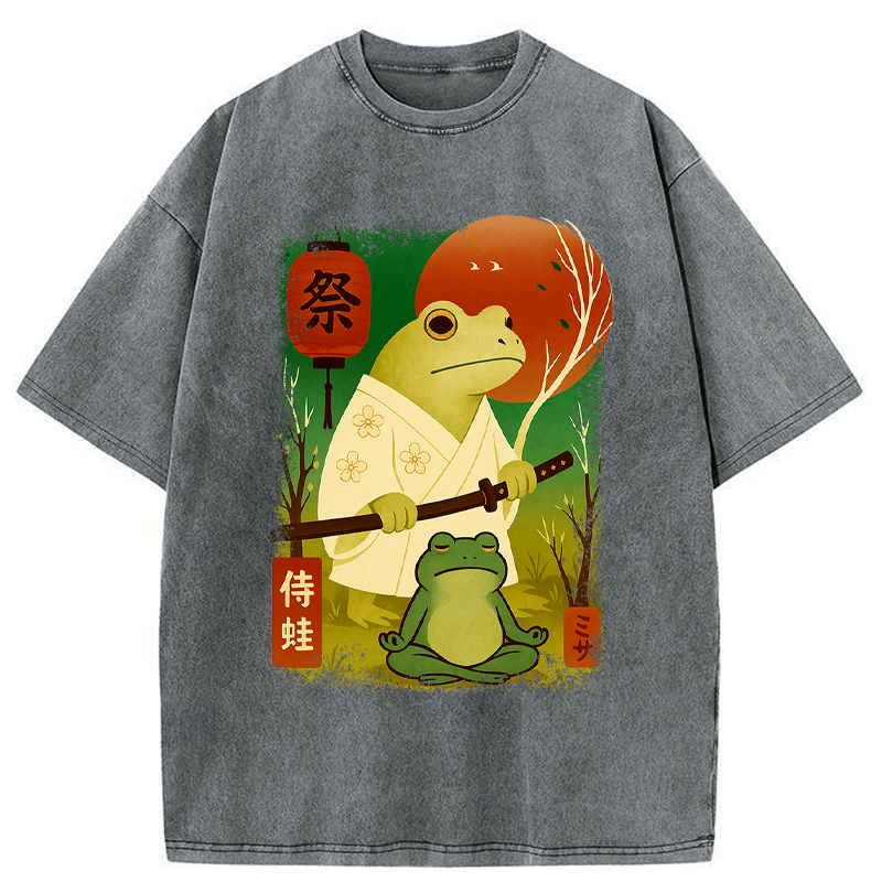 Kyoto Lion Funny Frog Tee Gift Idea