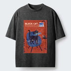 Japanese Vintage Cat T-Shirt