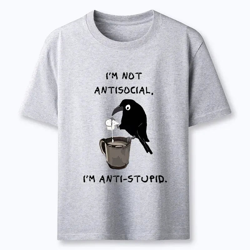 Cool Crow Calm Coffee T-Shirt Best Seller