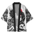 japanese dragon kimono cardigan for daily wear