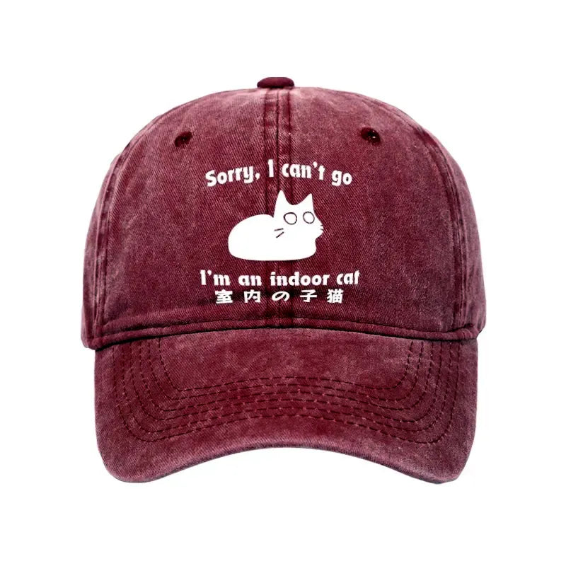 vintage kitten cap streetwear style