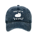 Japanese washed cap for daily wear