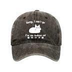 Japanese washed cap for daily wear