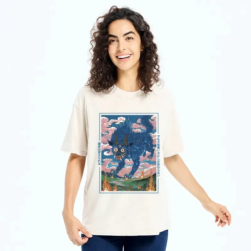 Kyoto Lion Japanese Streetwear T-Shirt