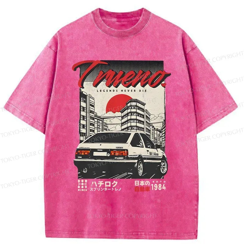 Retro Washed T-Shirt for Streetwear