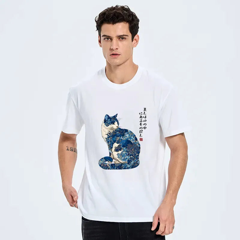 Japanese vintage unisex cotton t-shirt