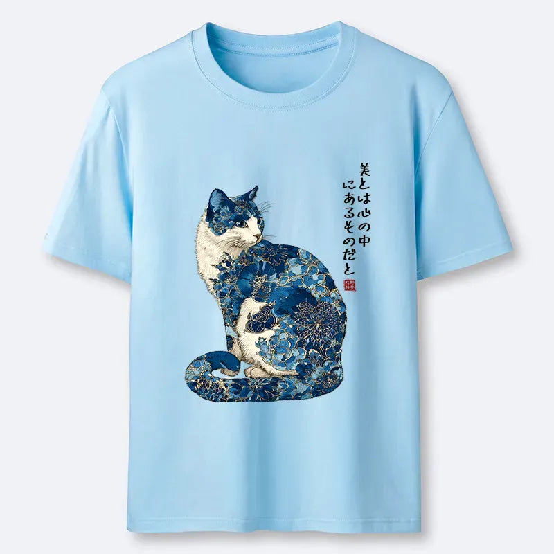 Kyoto lion classic tee for daily wear