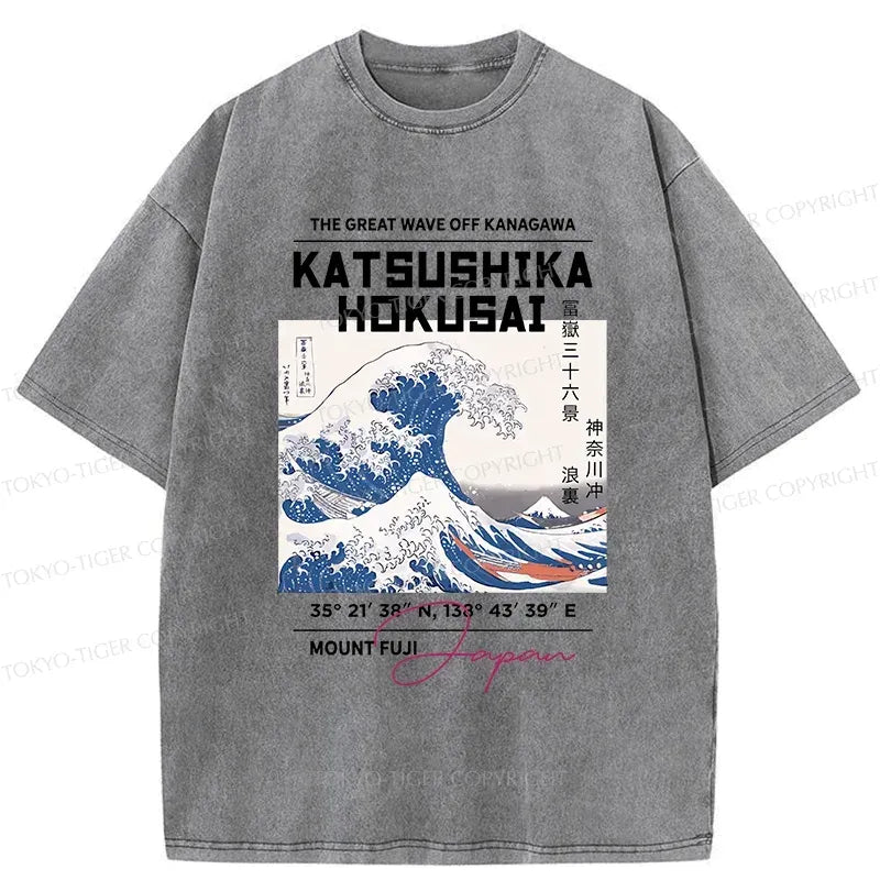 Japanese Ukiyo-e T-Shirt Free Shipping