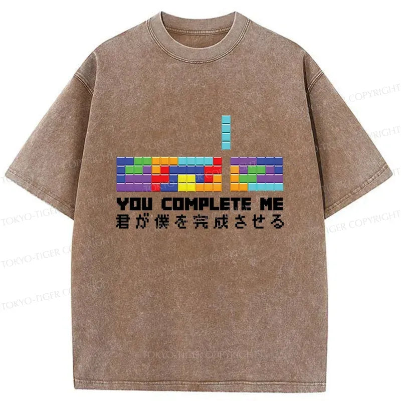 Japanese vintage washed t-shirt for daily wear