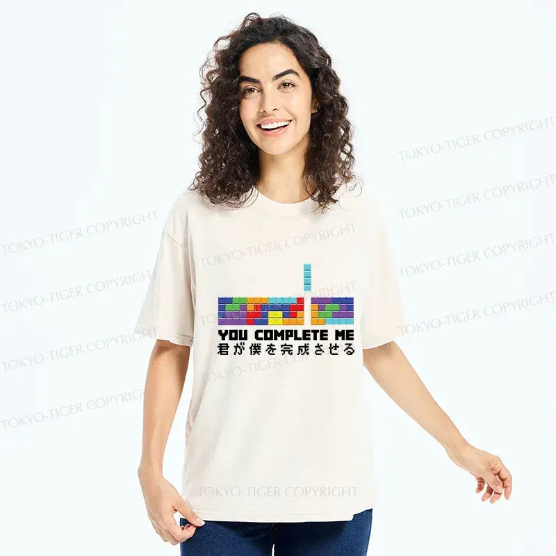 Japanese vintage washed t-shirt for daily wear