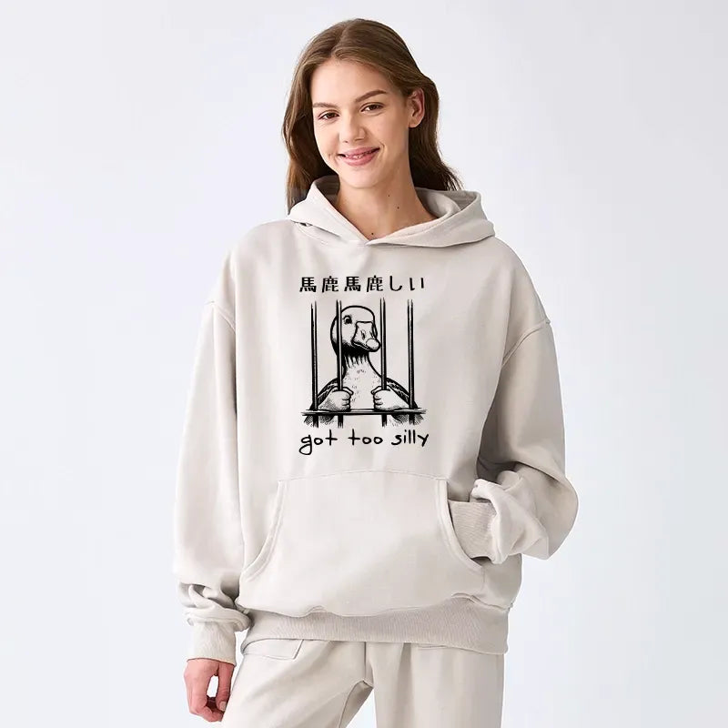 Vintage Kyoto lion hoodie for daily wear