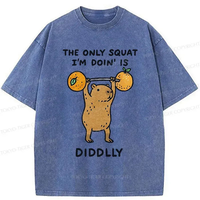 Kyoto-Lion Diddly Capybara Washed T-Shirt
