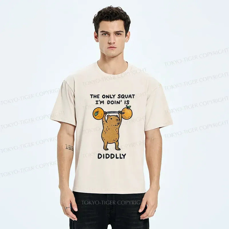 Kyoto-Lion Diddly Capybara Washed T-Shirt