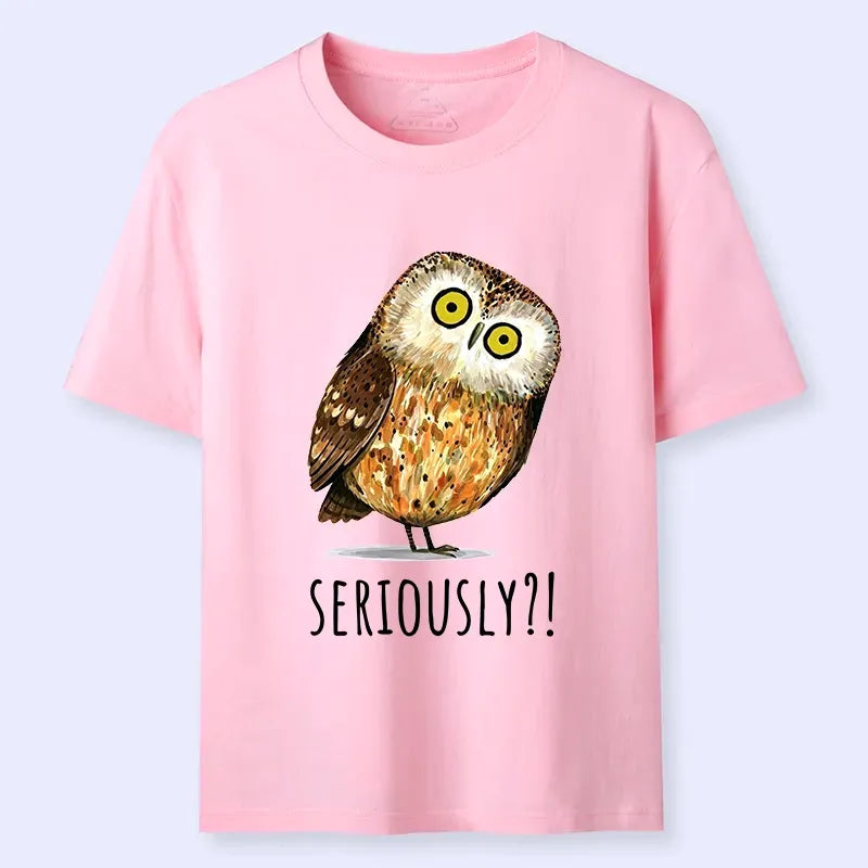 Kyoto-Lion Seriously Confused Owl Meme Art Classic T-Shirt