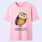 Kyoto-Lion Seriously Confused Owl Meme Art Classic T-Shirt