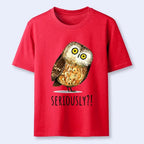 Kyoto-Lion Seriously Confused Owl Meme Art Classic T-Shirt