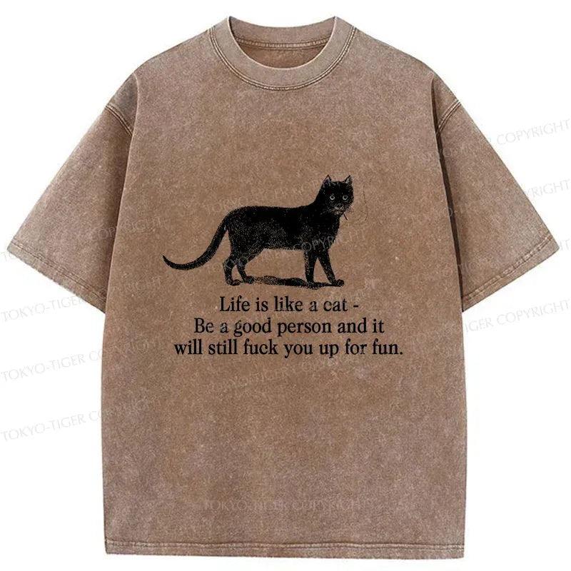 japanese cat t-shirt for vacation