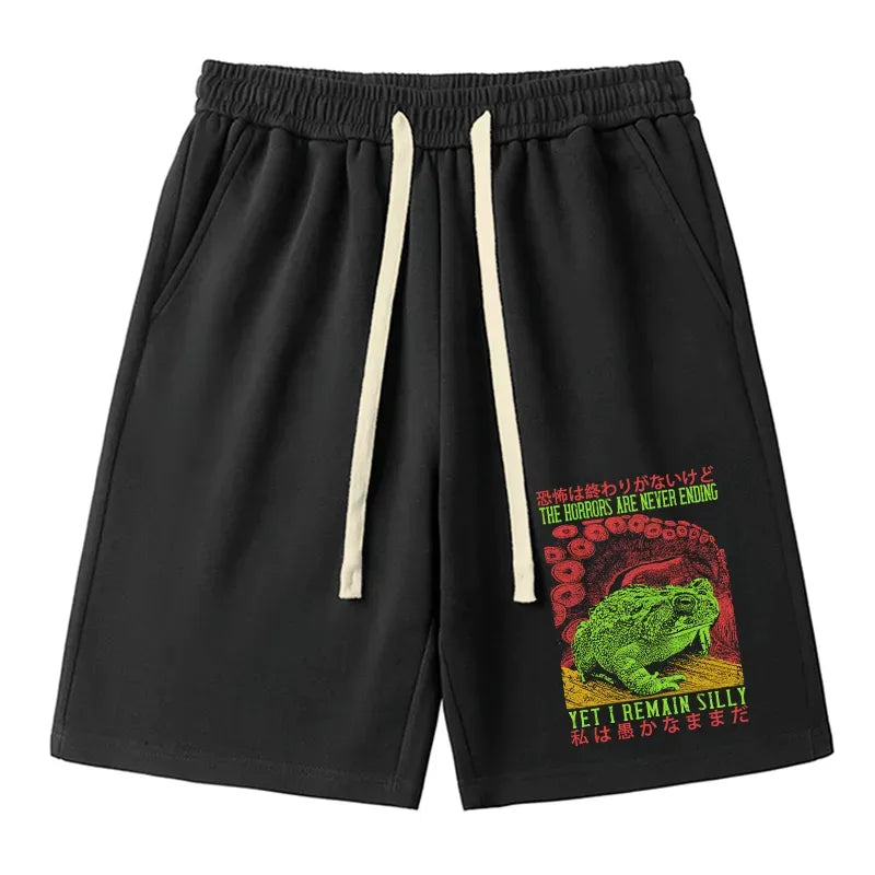 Kyoto-Lion The Horrors Are Never Ending Japan Unisex Shorts