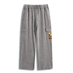 Kyoto-Lion Crane Spirit Washed Utility Sweatpants