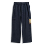 Kyoto-Lion Crane Spirit Washed Utility Sweatpants