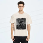 Japanese vintage ninja teacher t-shirt for daily wear