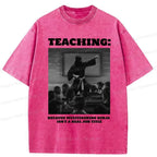 Japanese vintage ninja teacher t-shirt for daily wear