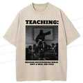 Kyoto-Lion Ninja Teacher Teaching Washed T-Shirt