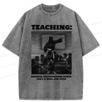 Japanese vintage ninja teacher t-shirt for daily wear