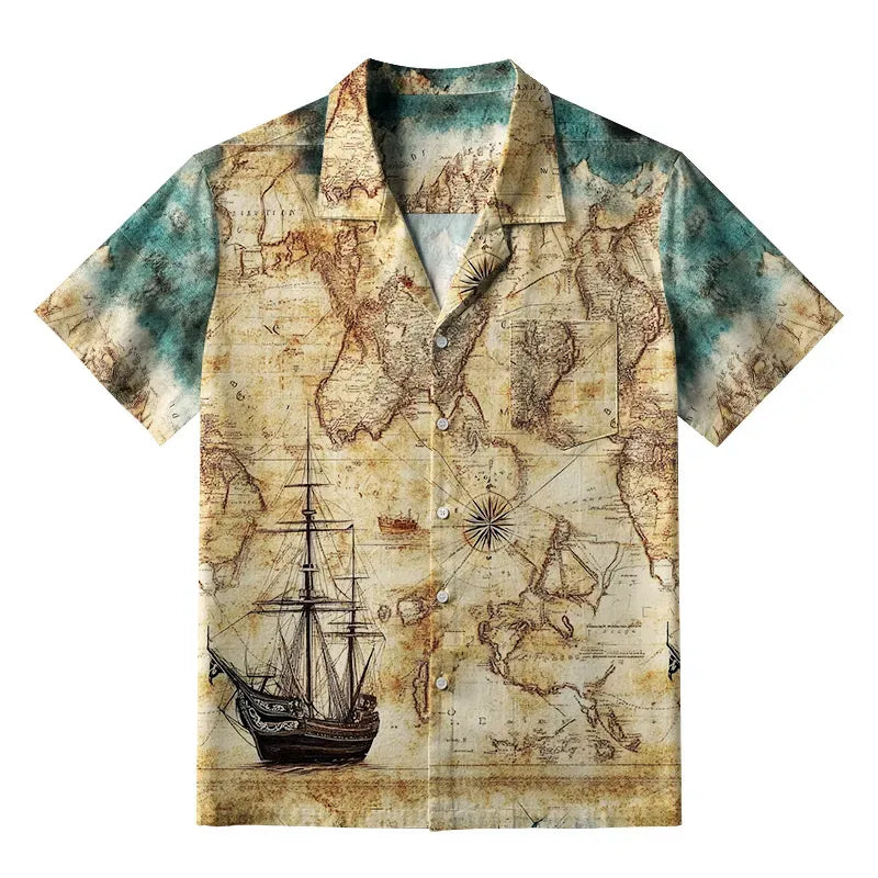 Kyoto Lion Hawaiian Shirt Free Shipping