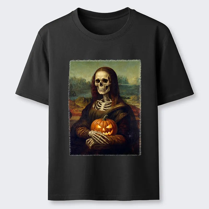 Kyoto-Lion Skeleton Mona Lisa Meme Classic T-Shirt