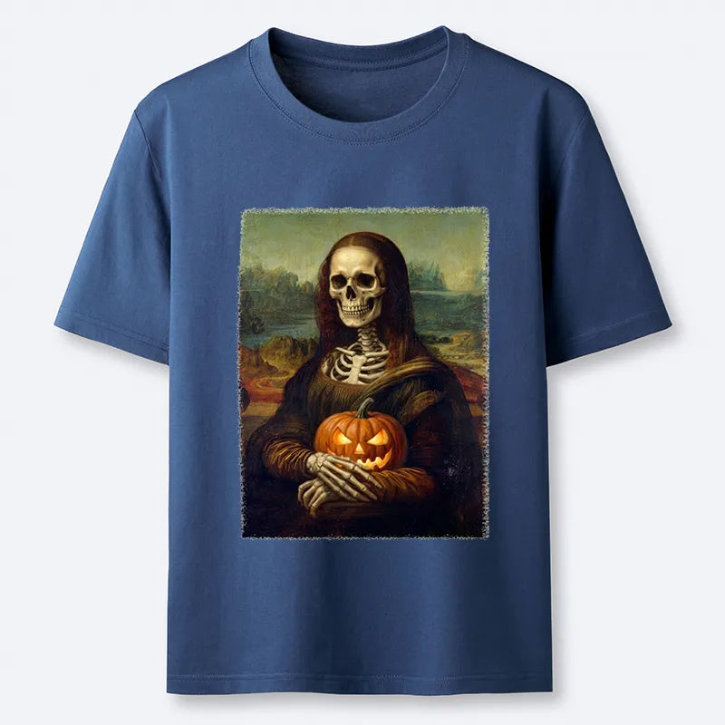 Kyoto-Lion Skeleton Mona Lisa Meme Classic T-Shirt