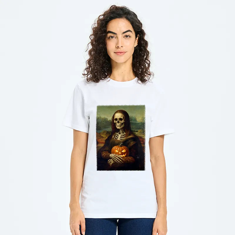 Kyoto-Lion Skeleton Mona Lisa Meme Classic T-Shirt